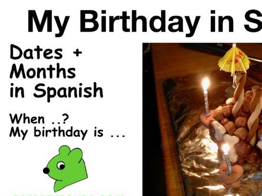 My Birthday in Spanish | Teaching Resources