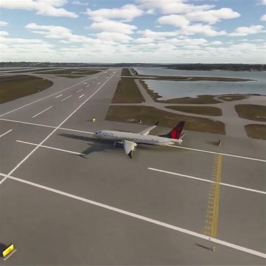 737 Carrier Landing in Extreme Conditions #aviation #flightsim