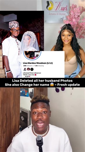 Lisa deleted all her husband's photos from her page and also changed her name ~ Fresh update 😱 #myersthemusicaldream #Liberia #explore
