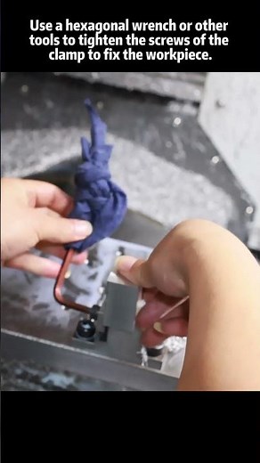 CNC machining settings: loading positioning and clamping #machine #cncmill