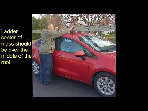 How to Move a Ladder on a Small Car No Roof Rack