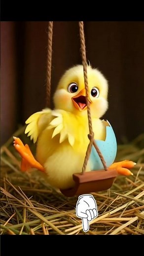 Tiny Chick Hatches! 🐣 AI Stop-Motion Magic #chicks #feedshorts #cute