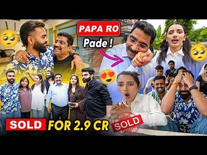 Papa Khushi se Ro Diye 🥹 Sold for 2.9 Crore in ECL | Family Reaction 😍