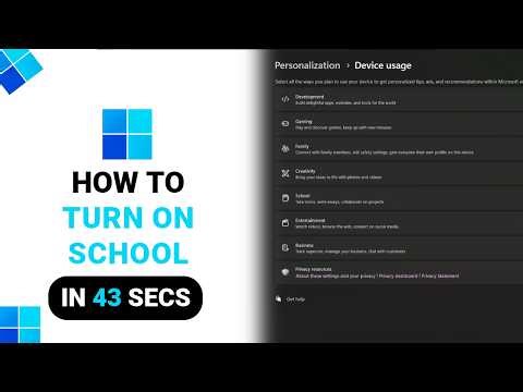 How to Turn On School on Windows [NEW]