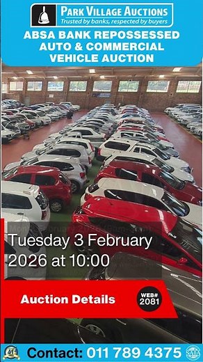 ABSA Passenger and Commercial Vehicle Auction Boksburg