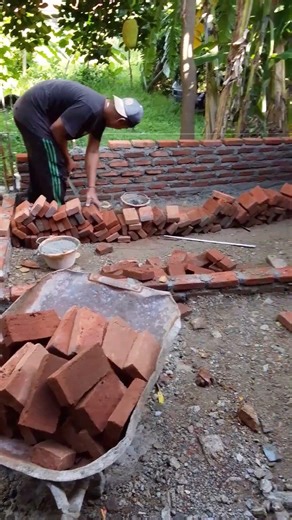 Daily Bricklaying Work on Site #shots #build