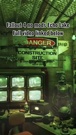 Echo Lake no mods Fallout 4, hidden Enclave command center