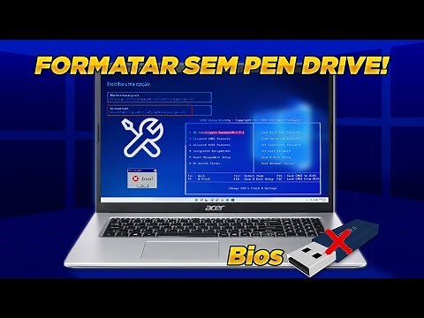 Como FORMATAR o NOTEBOOK SEM PEN DRIVE e SEM ACESSAR A BIOS