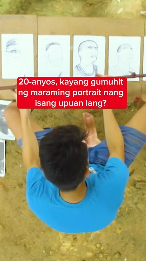 20 Anyos na Pintor: Guhit ng Portrait sa Isang Upuan