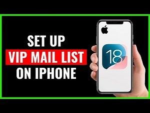 How to Set Up VIP Mail List on iPhone (iOS 18)