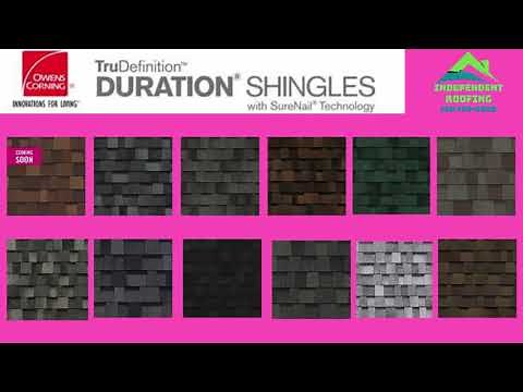 Owens Corning Duration Shingle Colors.