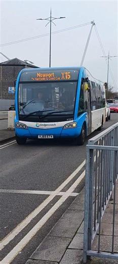 Stagecoach South Wales Optare Solo Sr (47970) on the X15 to Newport