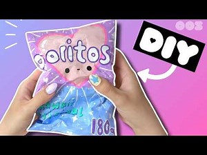 DIY paper squishy (kawaii doritos) edition