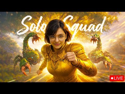 Girl Solo vs Squad 🔥 BGMI 4.2 LIVE | Telugu