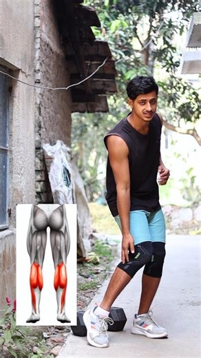 Calf muscle workout 🔥 🤯