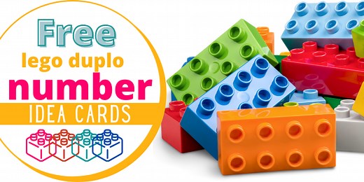 Lego Duplo Number Cards - One Beautiful Home