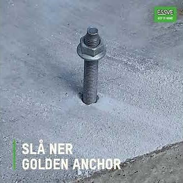 Monteringsanvisning for ekspansjonsbolt Golden Anchor