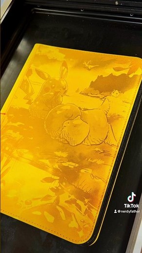 Xtool Pokemon Binder engraving
