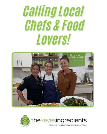 The Keyes Ingredients on Instagram: "Chef’s Table is one of the programs we launched this fall, and it is already taking off in such a meaningful way. 🤍 This experience invites local chefs and food enthusiasts into our kitchen to cook for and connect with our cancer community. It is hands on, heart led, and rooted in nourishment, education, and care. Want to join us for a Chef’s Table class? 👉 Click the link in our bio Interested in hosting a Chef’s Table this year? 📩 Email us at ciao@thekeye