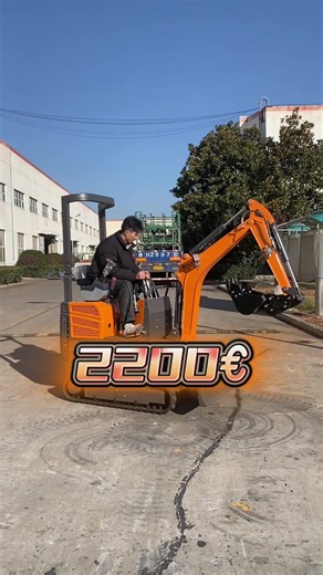 Testing Mini Excavator Before Shipping to Customer