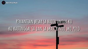 Sio ado sa begini karna cinta sio ado sa begini karna sayang | Andri offcial musik