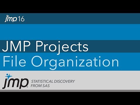 Projects in JMP 16