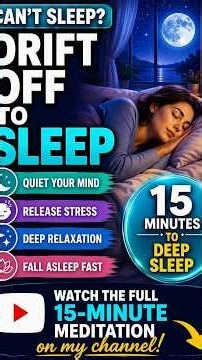 Fall Asleep Fast 😴 15-Minute Guided Sleep Meditation