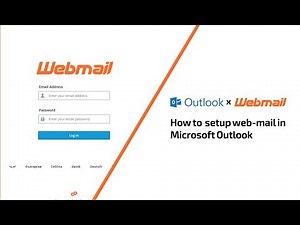 How to setup web-mail in Microsoft Outlook