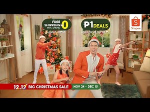 Shopee 12.12 Big Christmas Sale with Ding Dong & Zia Dantes
