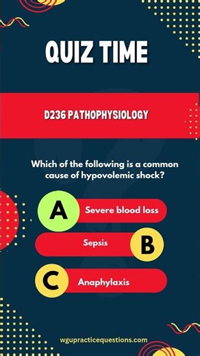 D236 Pathophysiology #WGU #Pathophysiology #D236 #NursingSchool #StudyTips #ExamPrep
