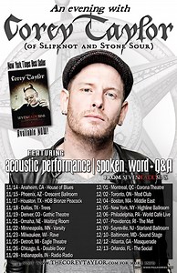 COREY TAYLOR: Footage Of Atlanta 'Evening With' Tour Stop