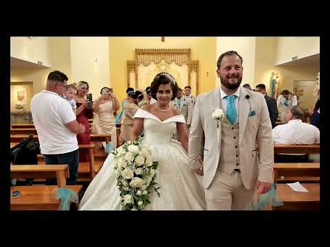 Gorgeous Gypsy Wedding Ceremony in St Joseph's Church