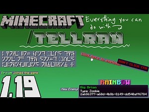 EVERYTHING You Can Do With /tellraw in Minecraft! [Tutorial, 1.19+ (Java)]