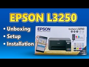 Epson L3250 Full Unboxing & Setup in 2025 | Smart Features, Real Ink Refill & First Print Test