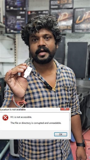 Fix corrupted pendrives in 10 sec #corrupted #pendrive #fix | N³