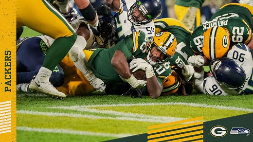 Highlights: AJ Dillon's biggest plays | Packers vs. Seahawks
