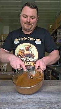 FrostFoam Coffee ☕❄️ Easy Iced Coffee Hack #CoffeeTok #IcedCoffee #Shorts