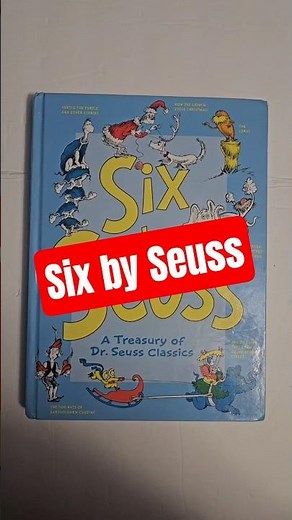 Great Dr Seuss collection if six books in one #drseuss #book #kidsbooks
