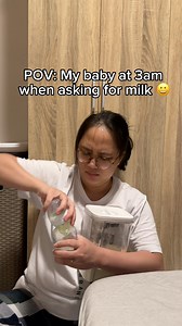 When your baby scream so loud and can't wait for his milk, letting the whole house know he's wide awake 😂😅 #baby #parenting #momlife | Dai Infante