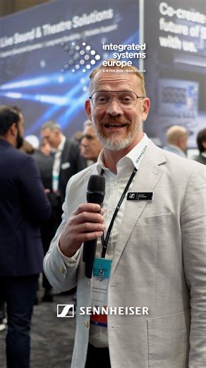 Sennheiser | ISE 2026 – Barcelona Sennheiser is showcasing professional audio and wireless solutions at ISE 2026, supporting live sound, broadcast, theatre, and corporate applications. A key focus this year is Spectera — Sennheiser’s groundbreaking bidirectional wireless ecosystem, unifying microphones, in-ear monitoring, and control data within a single RF channel and one bodypack, redefining the RF landscape. Visitors can stop by the Spectera Lab to explore current capabilities and learn more 