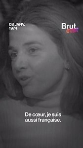 11M views · 148K reactions | "On m'a fait honte de mes origines." Française, tunisienne, algérienne, africaine... Quand Gisèle Halimi était questionnée sur ses origines à la télévision française. C'était en 1974. | Brut | Facebook