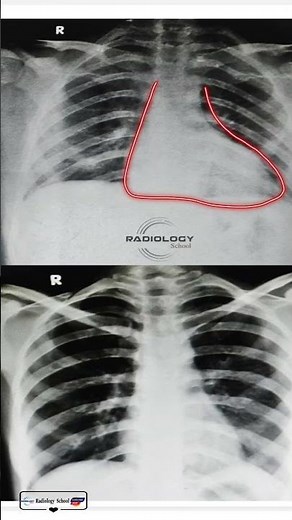 Chest AP Vs PA X-ray image 🗄️