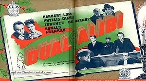 Dual Alibi 1947 Herbert Lom, Phyllis Dixey, Terence de Marney, Ronald Frankau.