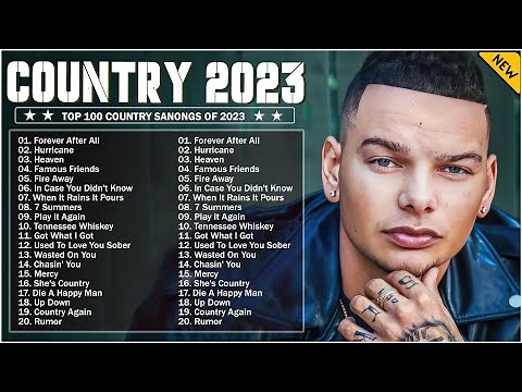 Country Music playlist 2023 - Chris Stapleton, Kane Brown, Luke Bryan, Morgan Wallen,