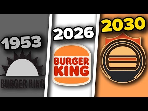 Evolution of Burger King Logo (1953 - 2030)
