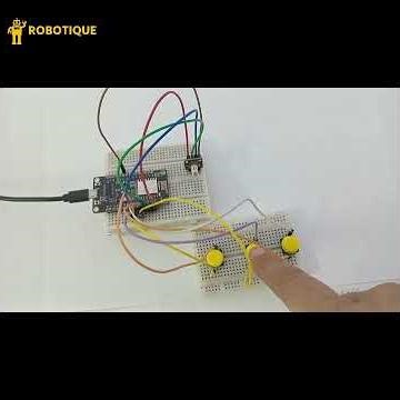 Control an RGB LED with Push Buttons and ESP8266 NodeMCU #shorts