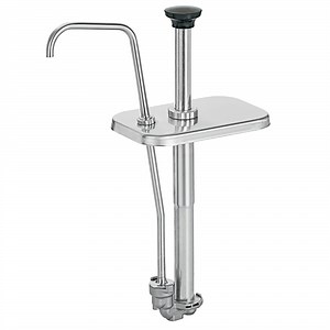 Server CP-F 83330 Stainless Steel 1.25 oz. Pump with Lid for 3.5 Qt. Fountain Jar