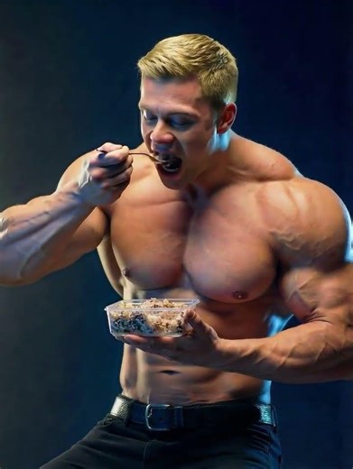 Massive Gym Meal ASMR 💪 #asmr #foodasmr #bodybuilder