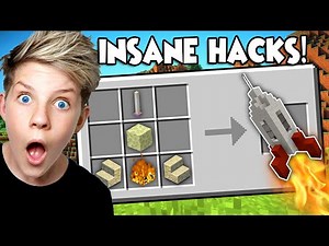 Impossible MINECRAFT HACKS that ACTUALLY WORK! PREZLEY Minecraft