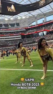UAPB performing at the Honda Battle of the Bands 2025! 🦁 #hbcubands #marchingband #losangeles